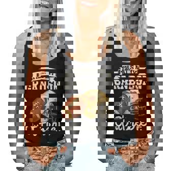 That's My Grandson Out There Football Grandpa Grandma Women Tank Top | Seseable CA