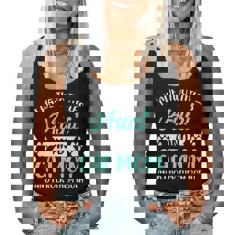 I Have Two Titles Aunt And Cat Mom Fur Mama Women Tank Top - Thegiftio