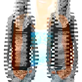 Ukiyo-E Monte Fuji Pintura Japonesa Impresión Obra Maestra Pintura Artística Hombres Es Ropa Divertida Arte Regalo Divertido Camiseta sin mangas para mujer - Regaloses