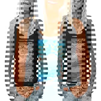 Ukiyo-E Monte Fuji Pintura Japonesa Impresión Obra Maestra Pintura Artística Hombres Es Ropa Divertida Arte Regalo Divertido Manga Larga Camiseta sin mangas para mujer - Regaloses