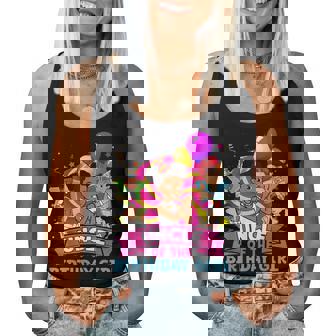 Uncle The Birthday Girl Party Pink Doll Family Decorations Women Tank Top | Mazezy