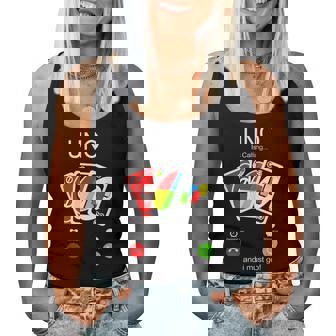 Uno Calls And I Must Be For Children レディースタンクトップ - Kawaiitshirt