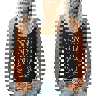 Veniidiici Roman Motto Gym Motivación Gráfico Camiseta sin mangas para mujer - Regaloses