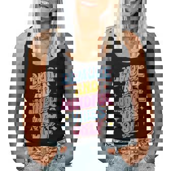 Very Demureery Mindfulibes Only Cute Retro Girls レディースタンクトップ - Kawaiitshirt