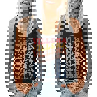 Villena City Groovy Retro Camiseta sin mangas para mujer - Regaloses