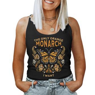 Vintage Butterfly The Only Orange Monarch I Want Nature Vibe Women Tank Top - Thegiftio UK