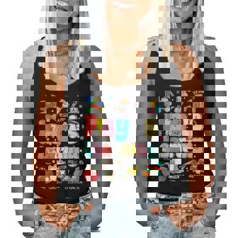 Vintage Play Is Learning Prek Elementary Teacher Womens Women Tank Top - Thegiftio