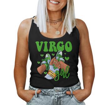Virgo Girl Shoes Astrology Zodiac Sign Black Women Women Tank Top - Thegiftio UK