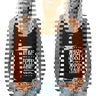 Walking By Faith Tripping Constantly Christian Jesus Women Tank Top - Thegiftio
