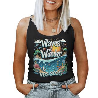 Waves Of Wonder Vbs Ocean Christian Faith Camp 2025 Women Tank Top - Thegiftio UK