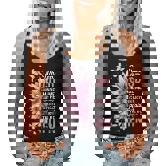 When God Made Me He Grinned Said This'll Be Fun Sarcastic Women Tank Top | Seseable CA