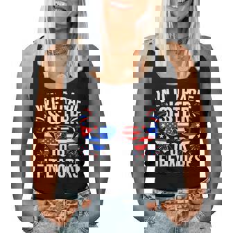 Will Trade Sister For Fireworks 4Th Of July Sunglasses Women Tank Top - Thegiftio UK