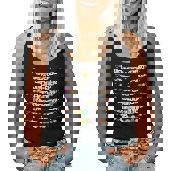 In A World Where You Can Be Anything Be Kind Girls Teachers Women Tank Top | Seseable UK