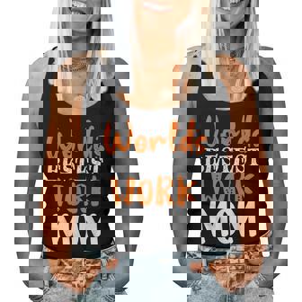 Worlds Bestest Work Mom Best Mother Sarcastic Apparel Women Tank Top - Monsterry