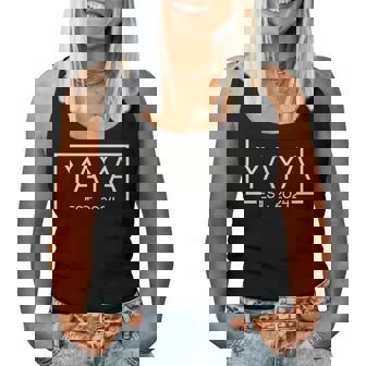 Yaya Est 2024 New Mom Mother's Day Pocket Women Tank Top | Mazezy