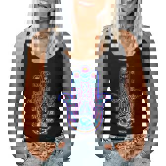 Ymbole Mauvais Œil Bleu De Hamsa Ornement Graphique Débardeur pour femme - Cadeauxyz