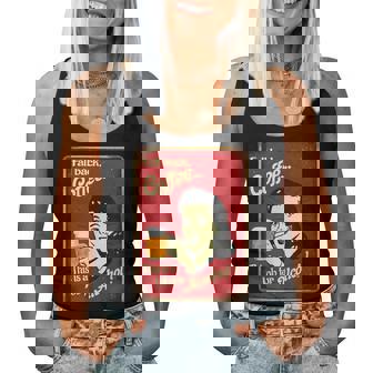 「Fall Back、Coffeeこれはアルコールの仕事だ」 おもしろプリント レディースタンクトップ - Kawaiitshirt