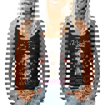 かわいい ホルスタイン 牛 の – ' Just A Girl Who Loves Cows ' デザイン レディースタンクトップ - Kawaiitshirt