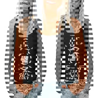 アイスホッケー ギフト ラケット パック 男性女性子供 Ice Hockey レディースタンクトップ - Kawaiitshirt