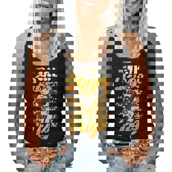 ガールズパグ犬愛好家 This Girl Loves Pugs レディースタンクトップ - Kawaiitshirt