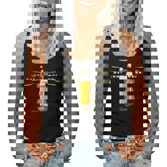 ビールをすすめるねこ 猫 ビール Cat Beer レディースタンクトップ - Kawaiitshirt