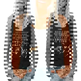 ボーダーコリー ギフト 犬 レッド オレンジ ブラウン 女の子 親友 レディースタンクトップ - Kawaiitshirt