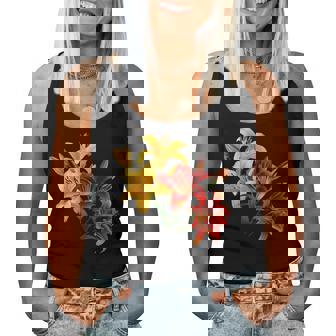 ユリの花 恋人の日 ユリ ホームフラワー ガーデンデザイン レディースタンクトップ - Kawaiitshirt