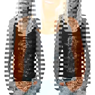 ラブラドール ポケット入り ブラックレトリバー おもしろ ブラック ラボ お母さん お父さん レディースタンクトップ - Kawaiitshirt