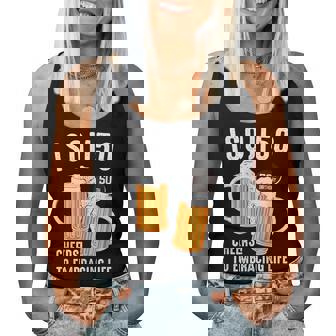 五十歳 五十路 ビール好き 酒好き 父 母 男性 女性 50歳お祝い Cheers To Embracing Life レディースタンクトップ - Kawaiitshirt