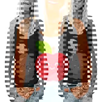 子供、女性、男性向けのミニマルな甘いリンゴ レディースタンクトップ - Kawaiitshirt