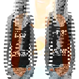 感謝祭 秋 どんぐり コスチューム Happy Falleason ギフト レディースタンクトップ - Kawaiitshirt