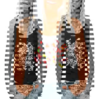 日本の伝統工芸品 花札 男性 女性 レディースタンクトップ - Kawaiitshirt