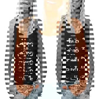 母 面白いtシャツ 視力検査 文字入り ネタ 夫婦 おもしろ 面白い 服 オリジナル 母の日 文字tシャツ お母さん レディースタンクトップ - Kawaiitshirt