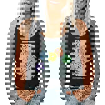 盛夏ー祭りの夜ー ヨーヨー 水風船 花火 祭り 夏 暑い 夜 レトロ 和柄 メンズ レディース キッズ レディースタンクトップ - Kawaiitshirt