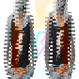 稲妻デザイン キッズ 男の子 女の子 女性 男性 グラフィック レディースタンクトップ - Kawaiitshirt