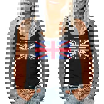 素晴 イギリス国旗 British Flag ユニオンジャック 旗 男性用、女性用 レディースタンクトップ - Kawaiitshirt