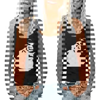 肉まんとパンダ かわいい チャイナ Pork Bunpanda レディースタンクトップ - Kawaiitshirt