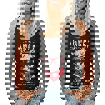 還暦祝い ねこ サングラス 父 男性 女性 母 猫好き 還暦 お祝い 60歳 おもしろ おもろい かっこいい レディースタンクトップ - Kawaiitshirt