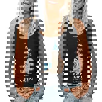 還暦祝い 犬好き 男性 女性 父 母 還暦 お祝い 60歳 かわいい 犬 パグ おしゃれ おもしろ 赤色 レディースタンクトップ - Kawaiitshirt