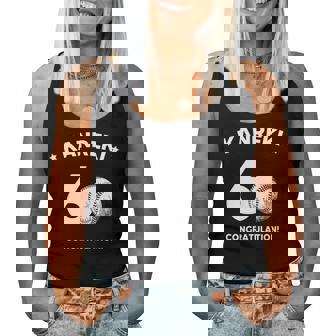 還暦祝い 男性 女性人気 60歳 おしゃれ 野球 アメリカンスタイル レディースタンクトップ - Kawaiitshirt