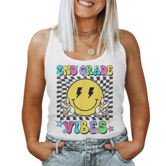 2Nd Grade For Girls Boy Teacher Second Grade Back To School Women Tank Top - Thegiftio UK