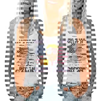 Make 4Th Of July Great Again American Women Women Tank Top - Monsterry