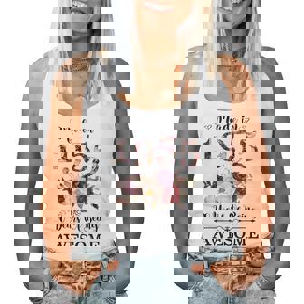 70Th Birthday Made In 1955 70 Years Of Being Awesome Womens Women Tank Top - Thegiftio