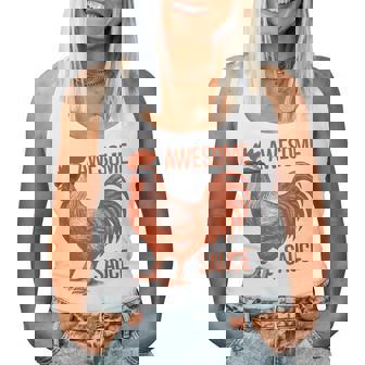 Awesome Sauce Cock Rooster Chicken Women Tank Top | Mazezy