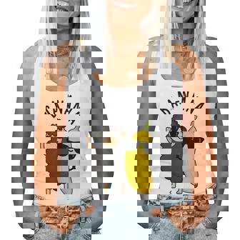 Baa-Nana おもしろバナナ羊しゃれ レディースタンクトップ - Kawaiitshirt