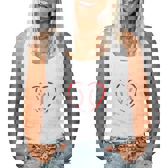 Baseball Grandma Baseball Heart Women Tank Top | Mazezy