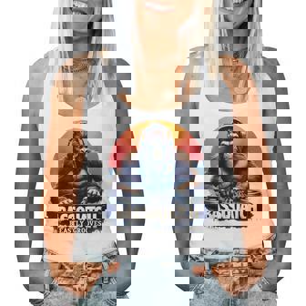 Bassquatch – Groovyasquatch Djデザイン 音楽愛好家向け レディースタンクトップ - Kawaiitshirt