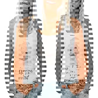 Bichon Frisé Dog Mom ビションフリーゼママかわいい子犬犬の所有者ビションフリーゼ犬 レディースタンクトップ - Kawaiitshirt