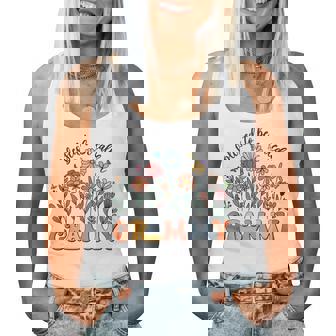 Blessed To Be Called Grammy Wildflower Floral Mother's Day Women Tank Top - Thegiftio