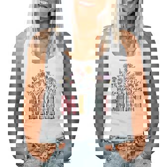 Blessed To Be Called Mimi Floral Mother's Day Women Tank Top - Monsterry